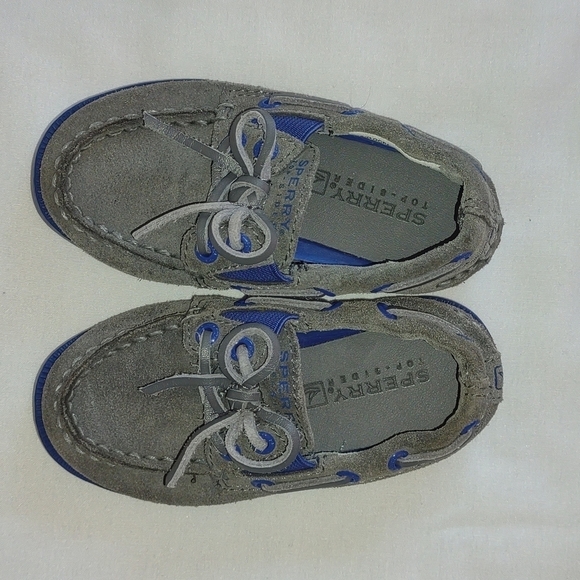 Sperry Other - 𝅺Boys Gray & Blue Top-Sider Sperry